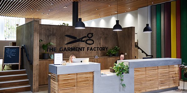 Reception area of the Garment Factory