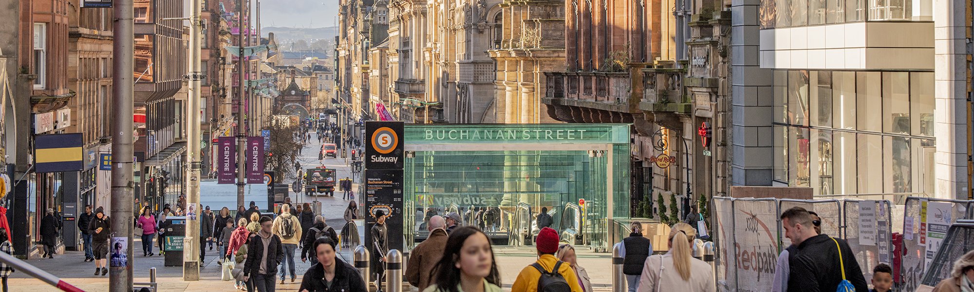 Buchanan Street on a busy day