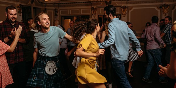 Ceilidh dancing